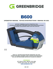Greenbridge B600 Operation Manual