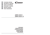 Candy CDF8 85E10 User Instructions