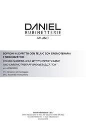 DANIEL RUBINETTERIE A578JCM55N Assembly Instructions Manual
