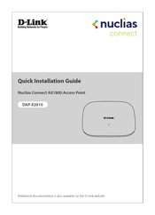D-Link nuclias Connect DAP-X2810 Quick Installation Manual