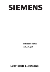 Bosch LU26150GB Instruction Manual