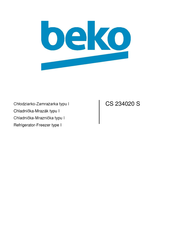 Beko CS234020S Instructions Manual