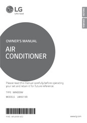 LG LW6016R.ASWAHDP Owner's Manual