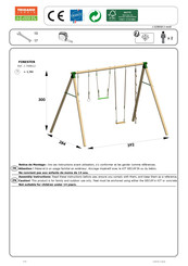 Trigano Jardin FORESTER J-748612 Assembly Instructions Manual