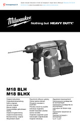 Milwaukee M18 BLH Instructions Manual