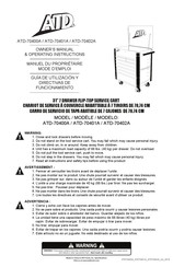ATD Tools ATD-70400A Owner's Manual & Operating Instructions