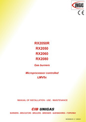CIB UNIGAS RX2050 Manual Of Installation - Use - Maintenance
