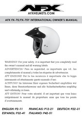 AFX FX-75Y INTERNATIONAL Owner's Manual
