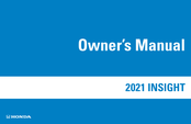 Honda Insight 2021 Owner's Manual