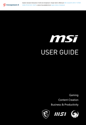 MSI CreatorPro M16 B13VK-1454IT User Manual