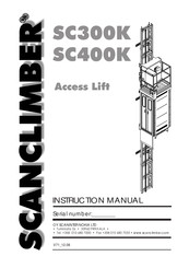 SCANCLIMBER SC400K Instruction Manual