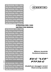Gibertini EU-C7500DR Instruction Manual