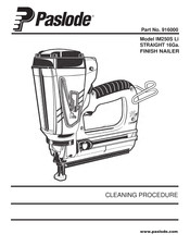 Paslode IM250S Li Cleaning Procedure