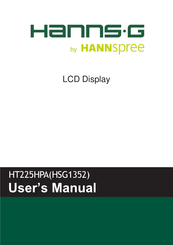 HANNspree Hanns.G HT225HPA User Manual