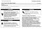 Fisher & Paykel OB60S Series Installation Instructions Manual