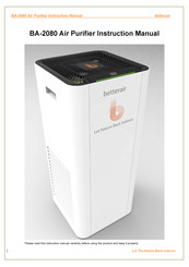 BetterAir BA-2080 Instruction Manual