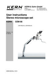 KERN OZM-98 User Instructions