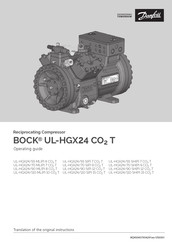 Danfoss BOCK UL-HGX24/90 SH 12 CO2 T Operating Manual