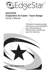 EdgeStar Evaporative Air Cooler - Tower Design EAC210TS Owner's Manual