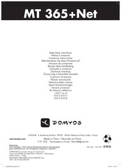 Domyos MT 365+Net Instructions Manual