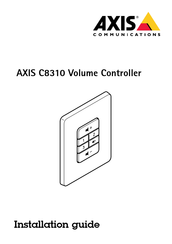 Axis C8310 Installation Manual