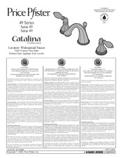 Black & Decker Price Pfister Catalina 49 Series Manual