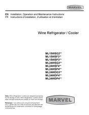 Marvel ML15WSP3 Series Installation, Operation And Maintenance Instructions