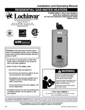 Lochinvar 300 Installation And Operating Manual