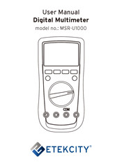 Etekcity MSR-R500 Digital Multimeter User Manual