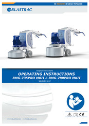 Blastrac BMG-735PRO MKII Operating Instructions Manual