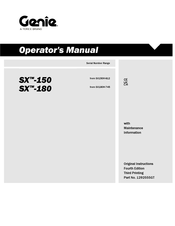 Terex SX180H-745 Operator's Manual