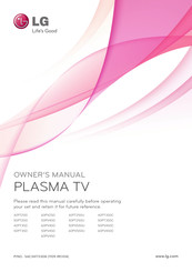 LG 60PV250 Owner's Manual
