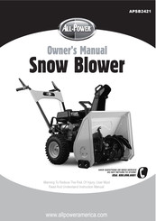 All-Power APSB2421 Owner's Manual