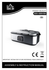 HOMCOM 800-089V90 Assembly & Instruction Manual