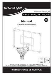 Sportnow A61-039V00 User Manual