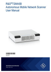 Rohde & Schwarz TSMA6B User Manual