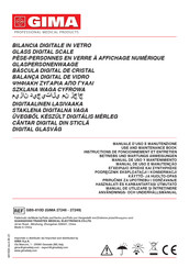 Gima GBS-810D Use And Maintenance Book