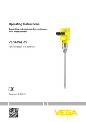 Vega VEGACAL 63 Operating Instructions Manual