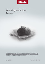 Miele FNS 7794 E Operating Instructions Manual