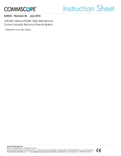 CommScope ATC300-2000 Installation And User Manual