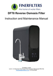 Finerfilters DFT8 Instruction And Maintenance Manual