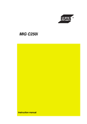 ESAB MIG C250i Instruction Manual