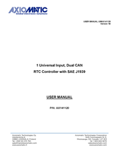 AXIOMATIC AX141120 User Manual