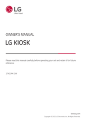 LG 27KC3PK-CW Owner's Manual