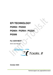 IMMO EFI PGR04 Short User Manual