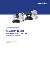 Vaddio RoboSHOT 20 UHD Complete Manual