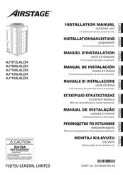 Fujitsu AIRSTAGE AJ 072LALDH Series Installation Manual
