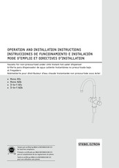 STIEBEL ELTRON 3-in-1 N1c Operation And Installation Instructions Manual