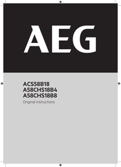 AEG A58CHS18B8 Original Instructions Manual