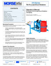 morse 310-1 Operator's Manual